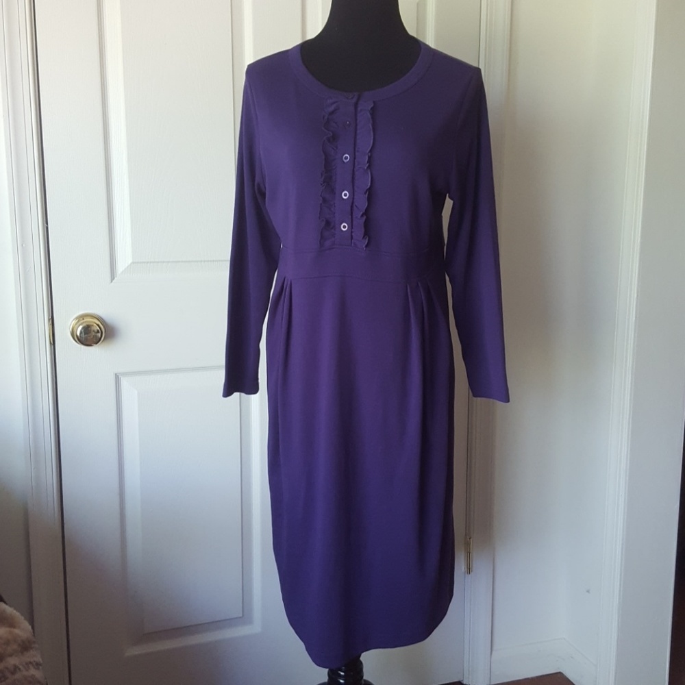 NWOT Purple Midi Dress
